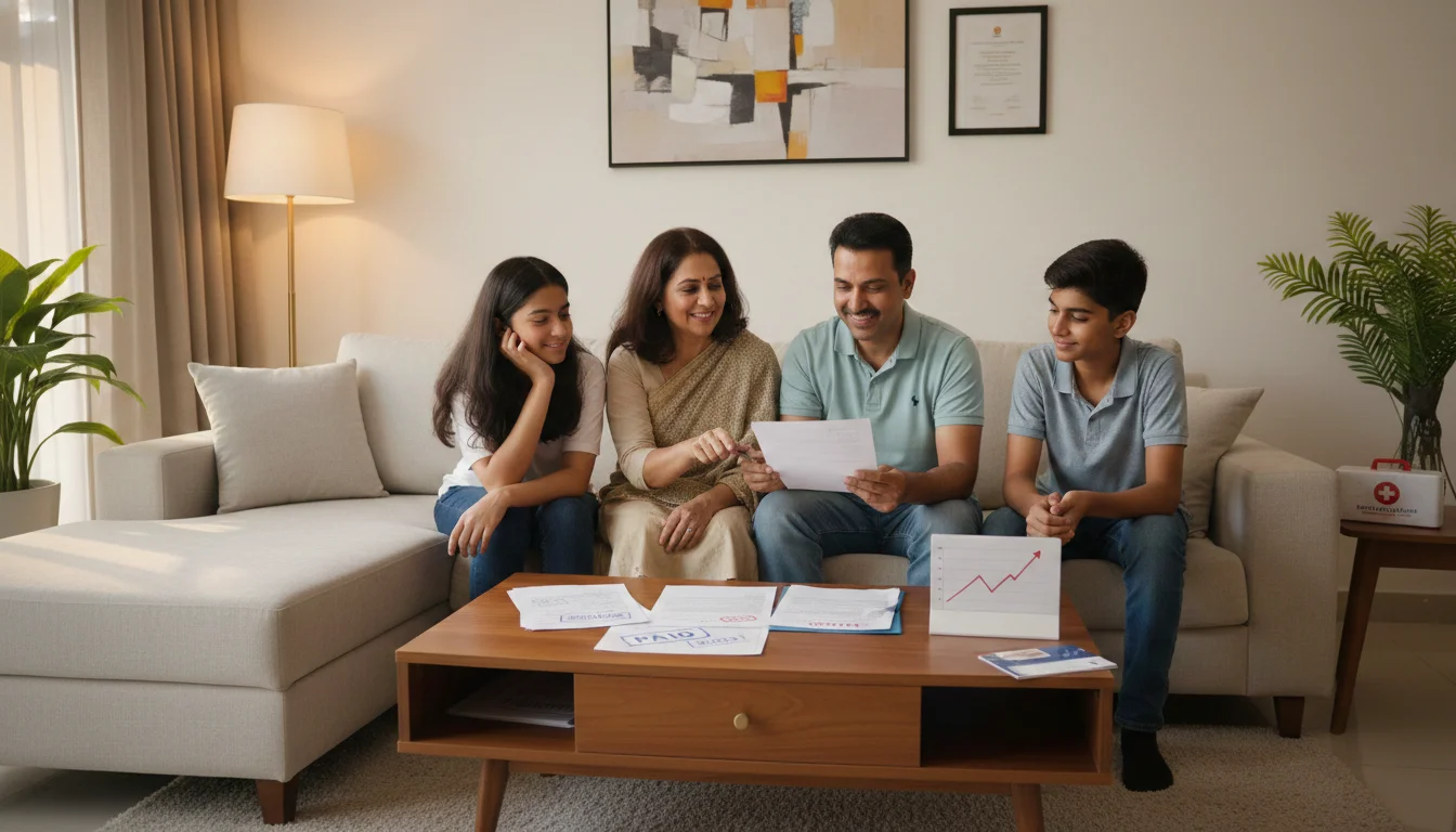 Benefits of health insurance for financial security and family protection.