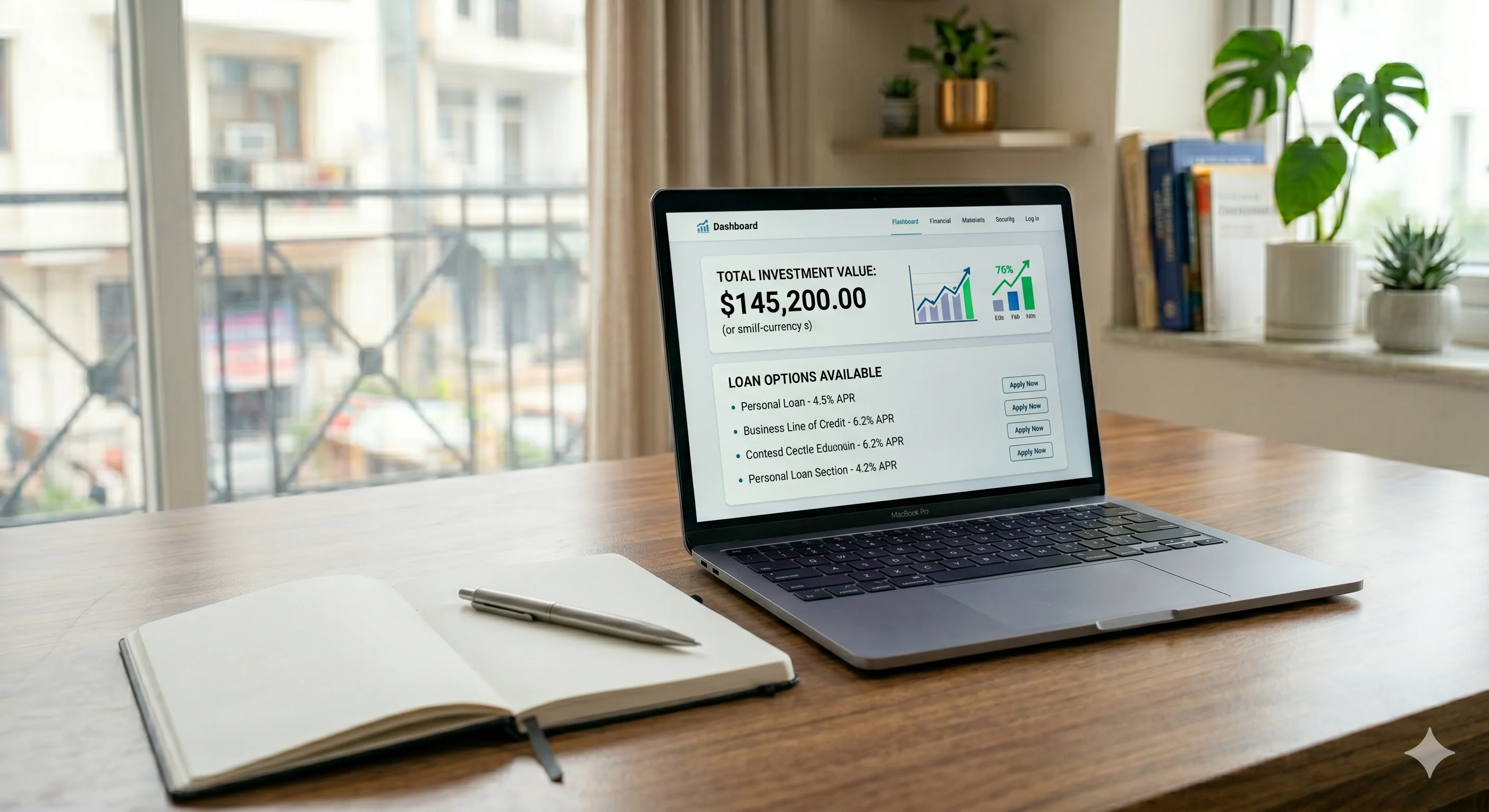 ULIP policy value and loan option displayed on laptop screen.